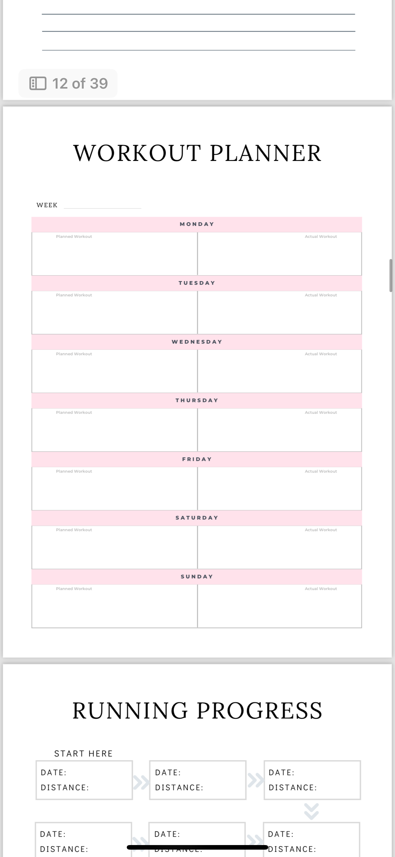 Get it Fitness Planner