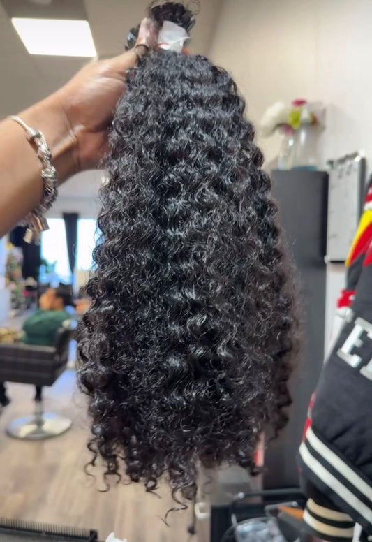 Raw kinky curly